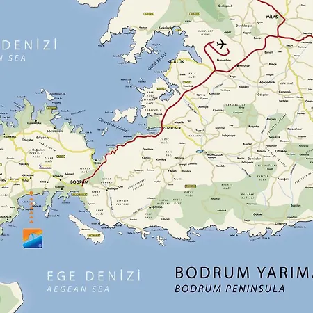 Szálloda Bodrum Sofabed Ortakent